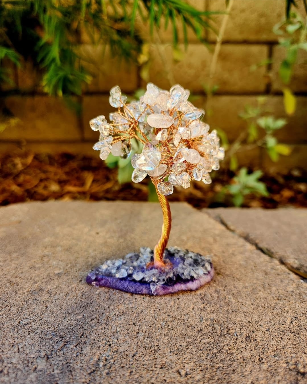 Clear Quartz Mini Crystal Tree