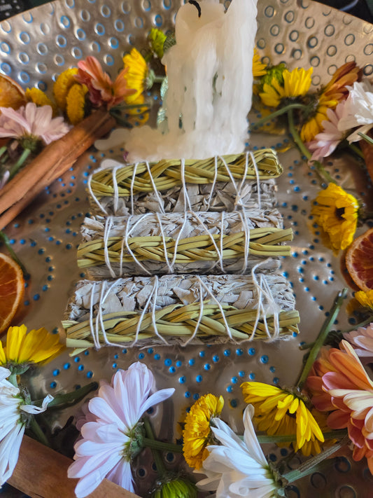 🌿✨ White Sage & Sweetgrass Bundles ✨🌿