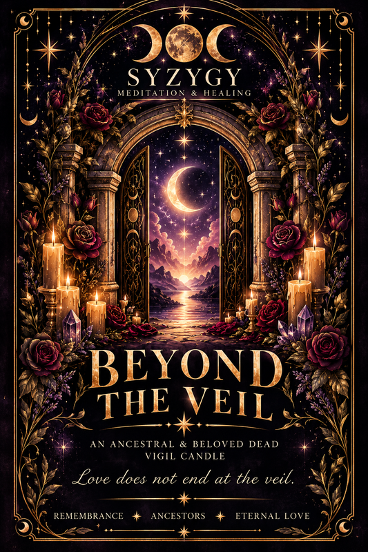 Beyond the Veil | Sacred Vigil Candle 🕯️🦋