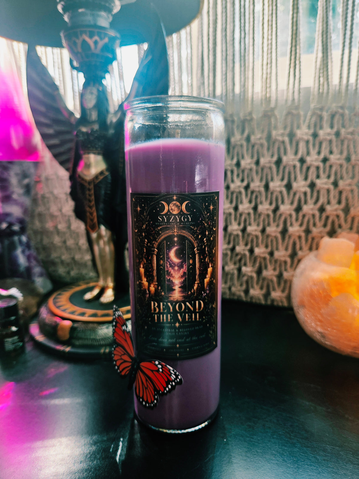 Beyond the Veil | Sacred Vigil Candle 🕯️🦋