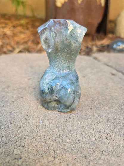 Moss Agate Goddess Body