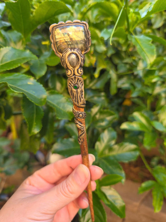 Labradorite Hair Stick/Wand