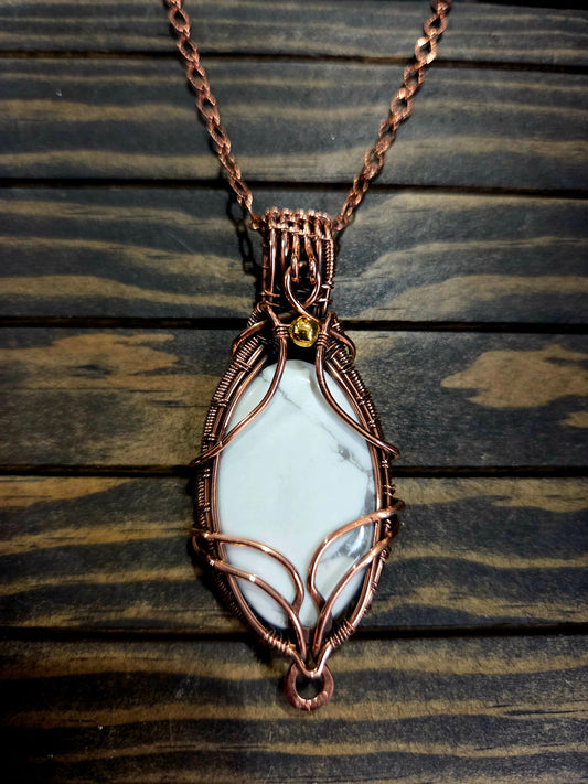 🤍 Howlite Serenity Pendant 🤍