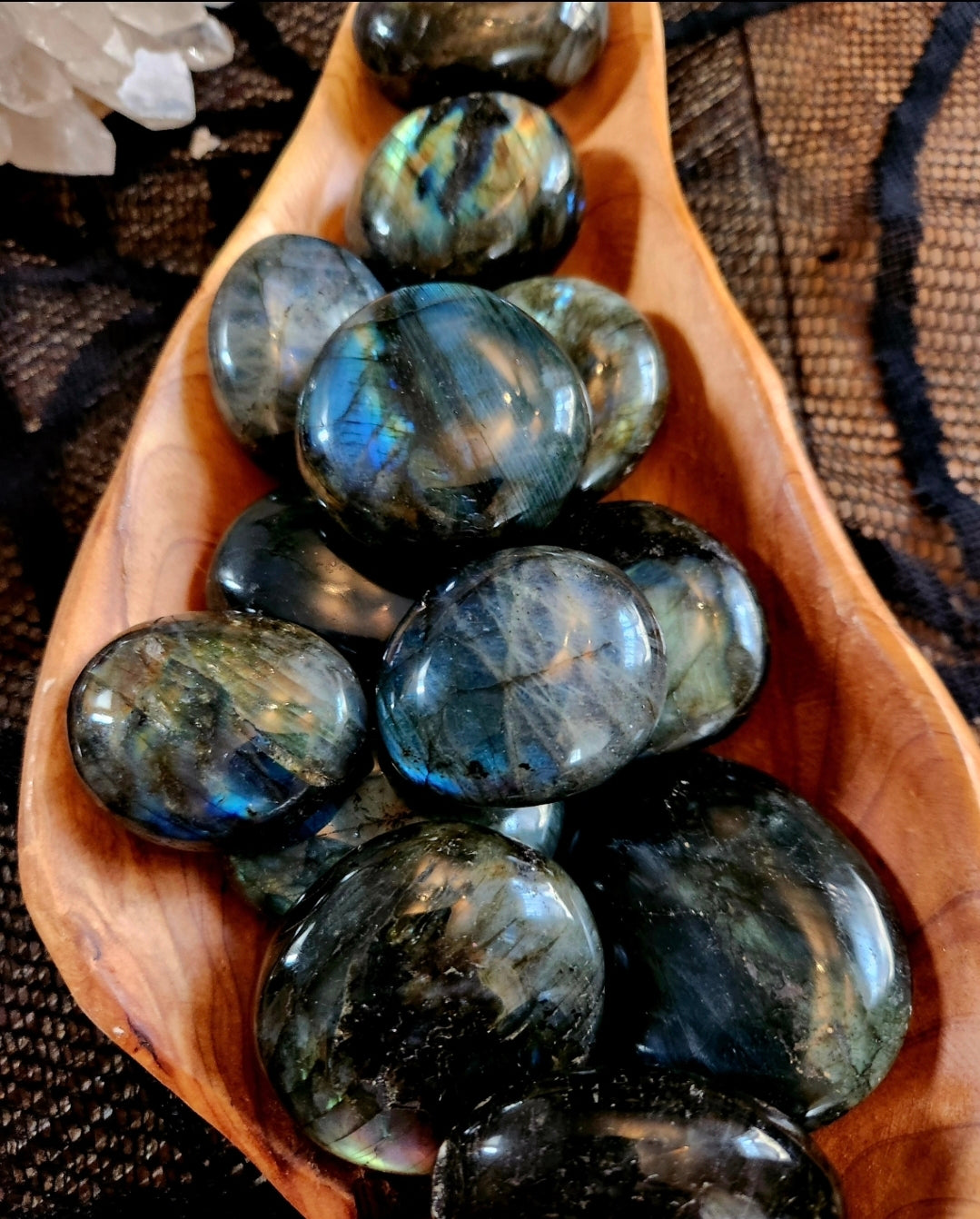 Labradorite Palm Stones