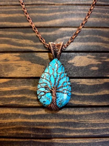 🩵 Turquoise Tree of Life Pendant 🩵