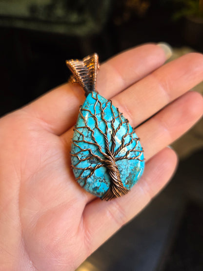 🩵 Turquoise Tree of Life Pendant 🩵